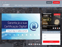 Tablet Screenshot of aabic.com.br